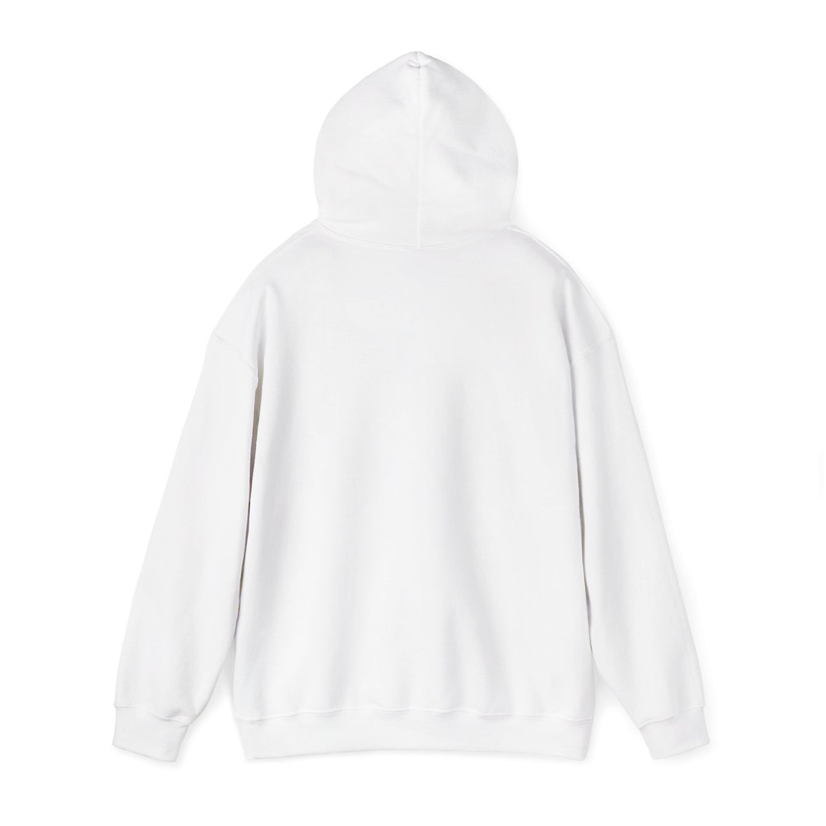 Minimal Infinity Logo Hoodie — White Casual Pullover