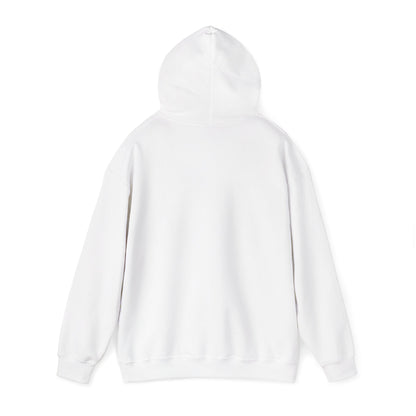 Minimal Infinity Logo Hoodie — White Casual Pullover