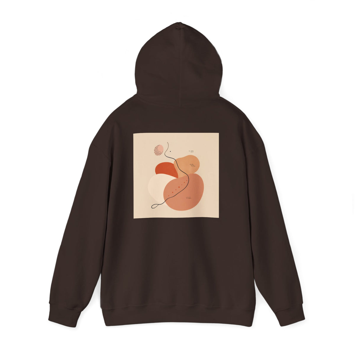 Mindful Flow Hoodie — "Where Stillness Meets Flow" Abstract Zen Art Sweatshirt