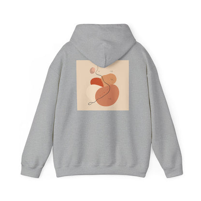 Mindful Flow Hoodie — "Where Stillness Meets Flow" Abstract Zen Art Sweatshirt