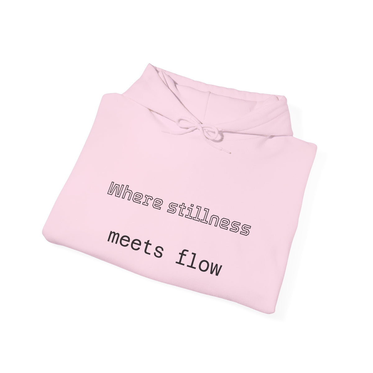 Mindful Flow Hoodie — "Where Stillness Meets Flow" Abstract Zen Art Sweatshirt