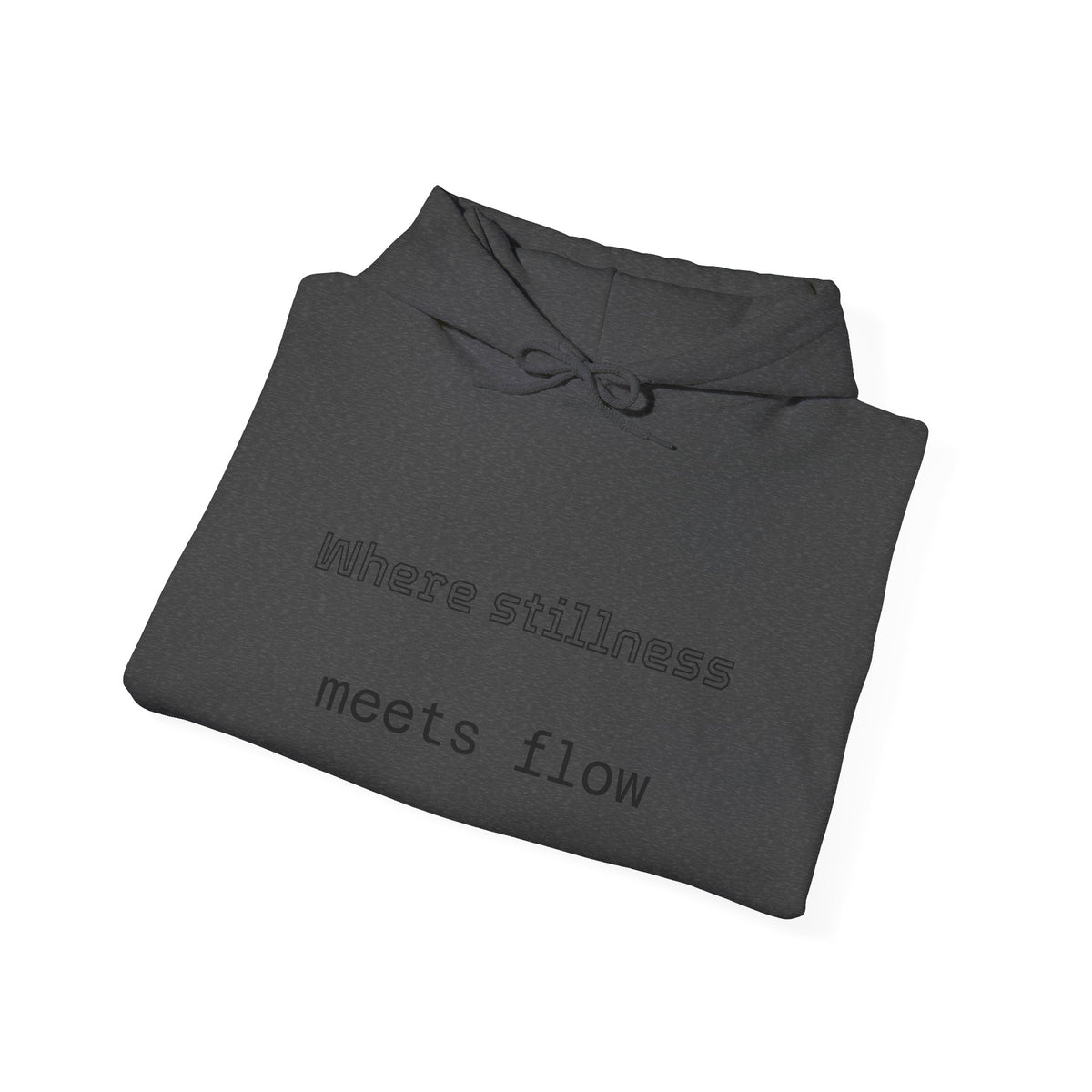 Mindful Flow Hoodie — "Where Stillness Meets Flow" Abstract Zen Art Sweatshirt