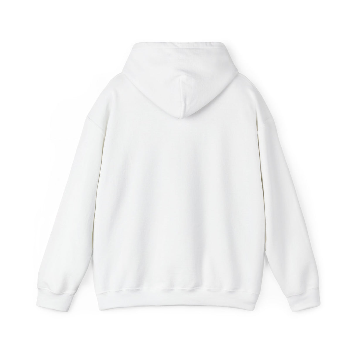 Minimal Infinity Logo Hoodie — White Casual Pullover
