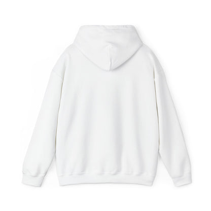 Minimal Infinity Logo Hoodie — White Casual Pullover