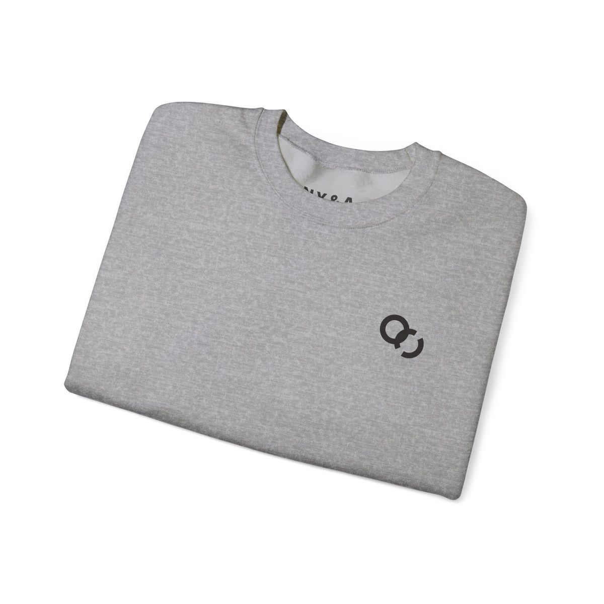 Crewneck Sweatshirt — Bold Vertical Typography Back Print