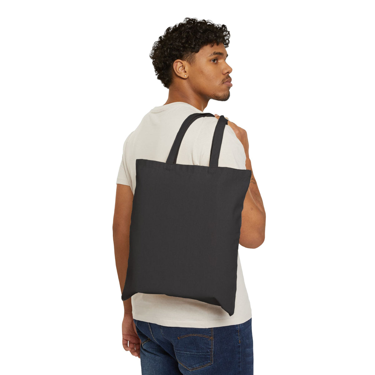 Tote Bag — Minimalist Small Icon Cotton Canvas Tote