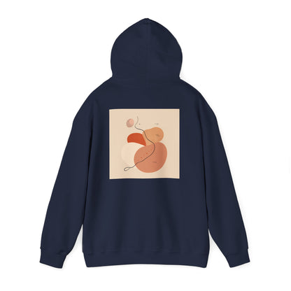 Mindful Flow Hoodie — "Where Stillness Meets Flow" Abstract Zen Art Sweatshirt