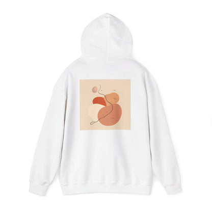 Mindful Flow Hoodie — "Where Stillness Meets Flow" Abstract Zen Art Sweatshirt