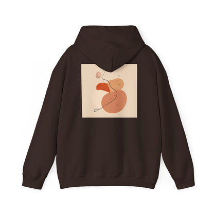 Mindful Flow Hoodie — "Where Stillness Meets Flow" Abstract Zen Art Sweatshirt