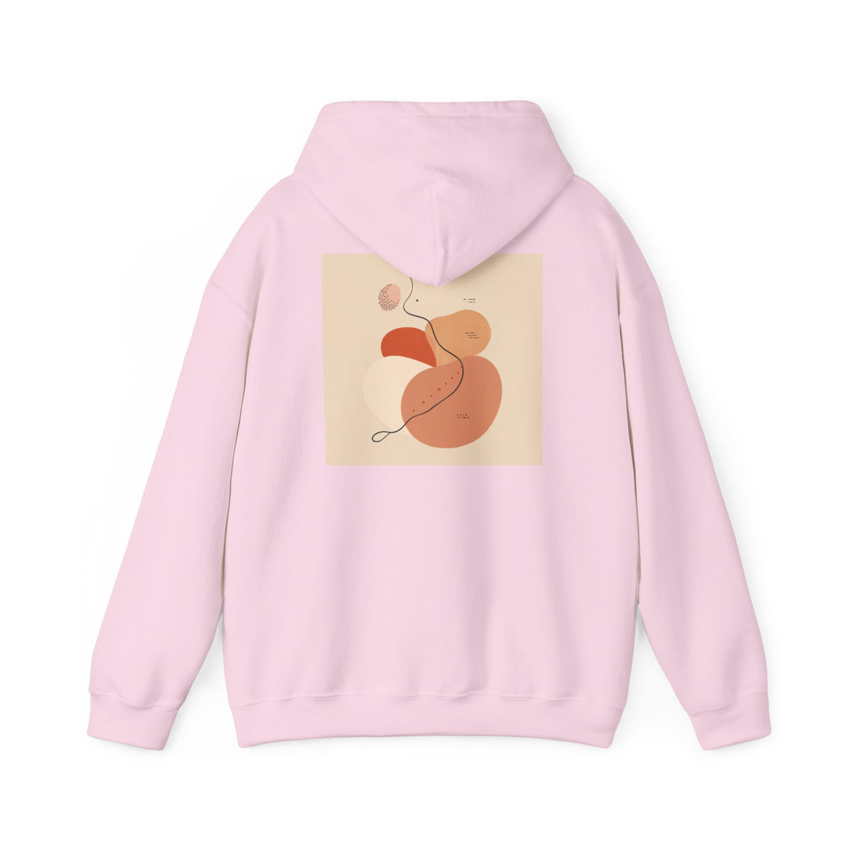 Mindful Flow Hoodie — "Where Stillness Meets Flow" Abstract Zen Art Sweatshirt