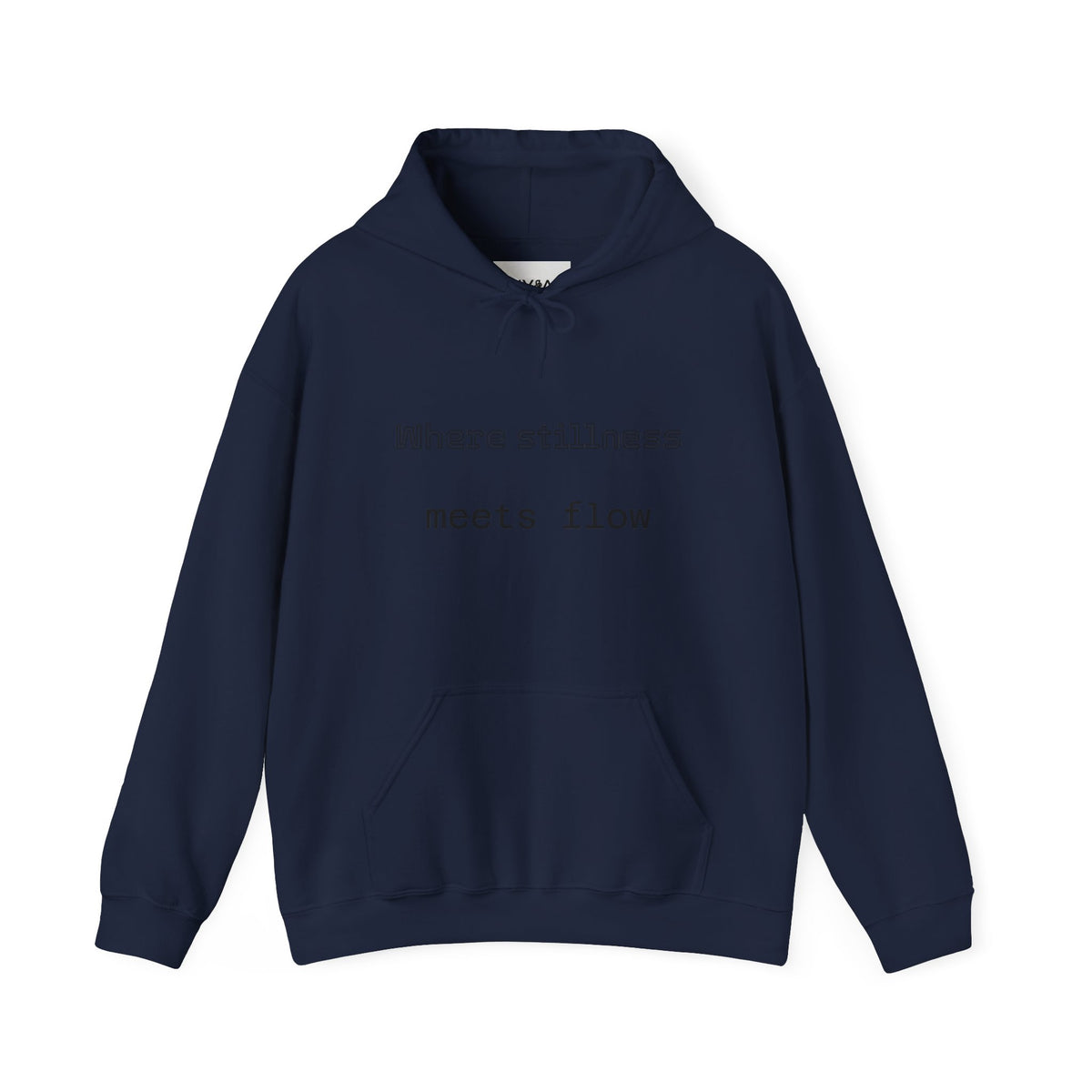 Mindful Flow Hoodie — "Where Stillness Meets Flow" Abstract Zen Art Sweatshirt