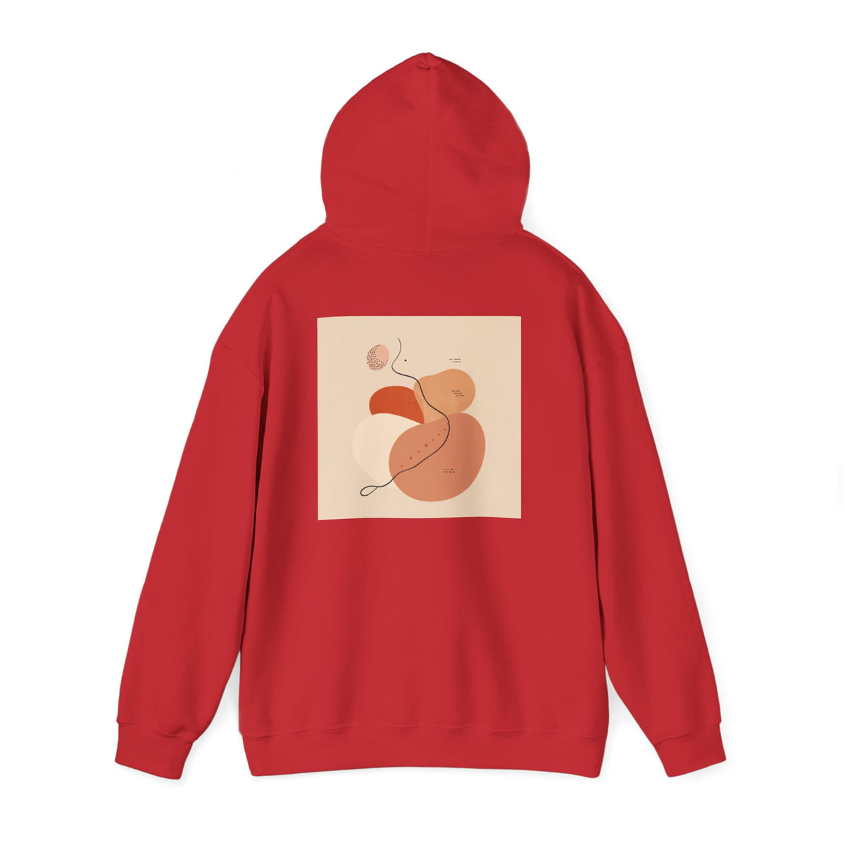 Mindful Flow Hoodie — "Where Stillness Meets Flow" Abstract Zen Art Sweatshirt