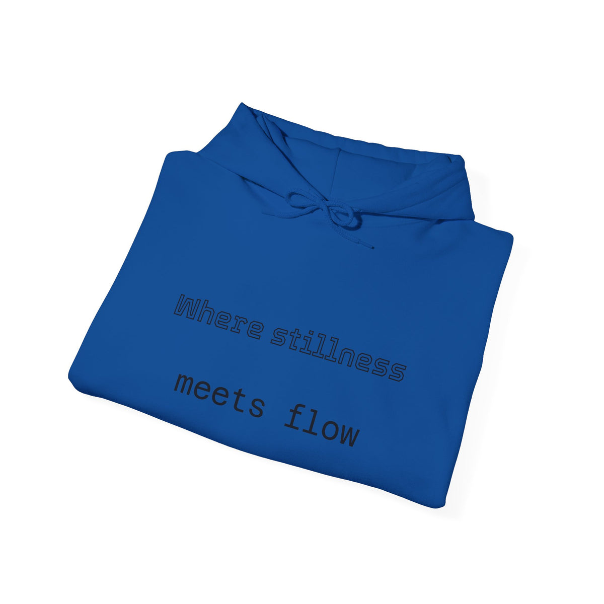 Mindful Flow Hoodie — "Where Stillness Meets Flow" Abstract Zen Art Sweatshirt