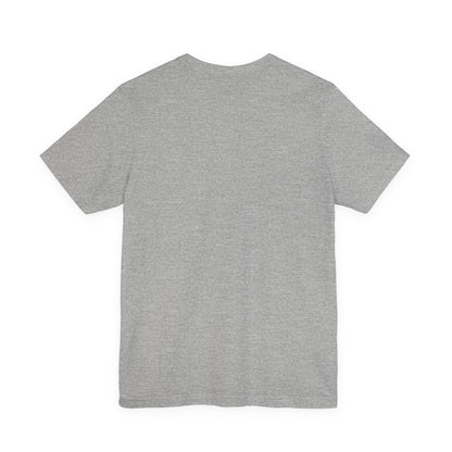 Minimal Infinity Loop Tee — Small Black Chest Logo T‑Shirt