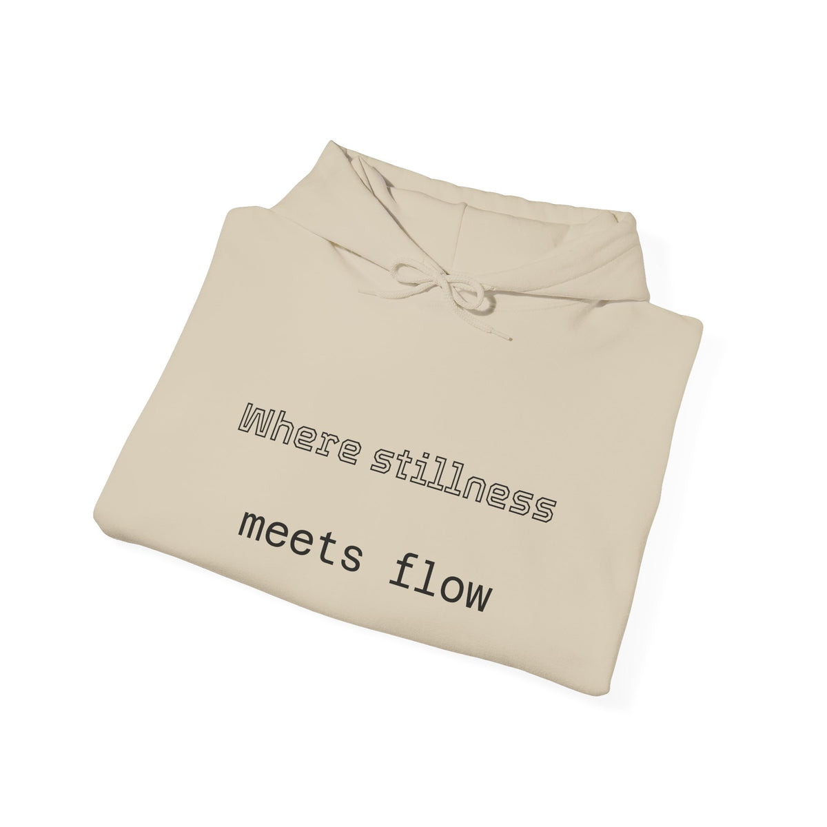 Mindful Flow Hoodie — "Where Stillness Meets Flow" Abstract Zen Art Sweatshirt