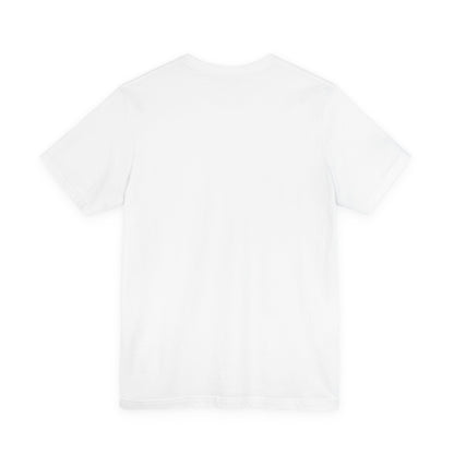 Minimal Infinity Loop Tee — Small Black Chest Logo T‑Shirt