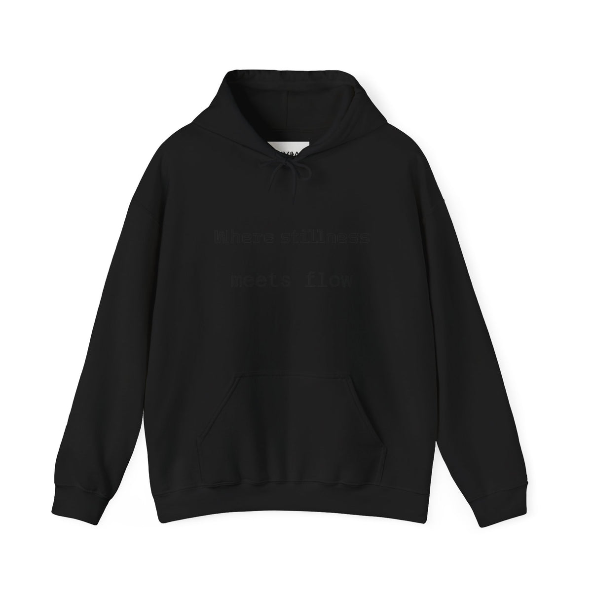 Mindful Flow Hoodie — "Where Stillness Meets Flow" Abstract Zen Art Sweatshirt