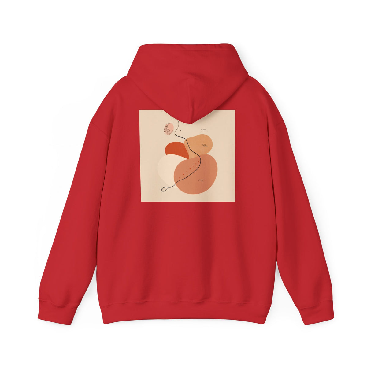 Mindful Flow Hoodie — "Where Stillness Meets Flow" Abstract Zen Art Sweatshirt