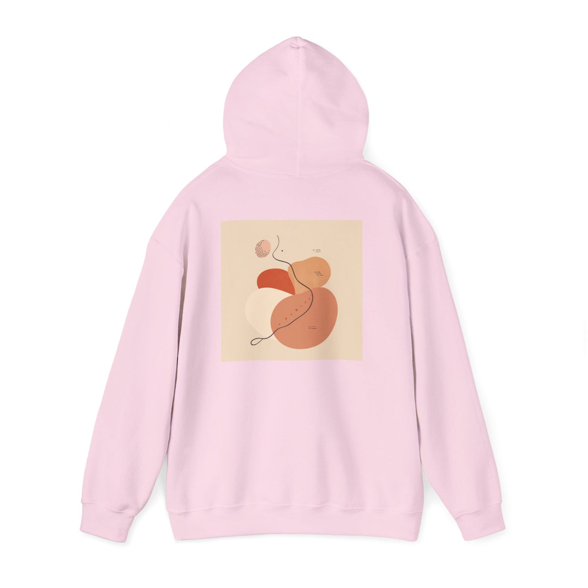 Mindful Flow Hoodie — "Where Stillness Meets Flow" Abstract Zen Art Sweatshirt