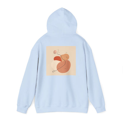 Mindful Flow Hoodie — "Where Stillness Meets Flow" Abstract Zen Art Sweatshirt