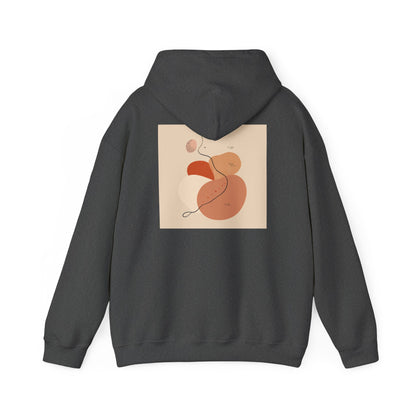 Mindful Flow Hoodie — "Where Stillness Meets Flow" Abstract Zen Art Sweatshirt
