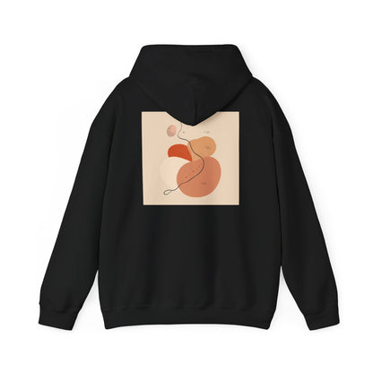 Mindful Flow Hoodie — "Where Stillness Meets Flow" Abstract Zen Art Sweatshirt