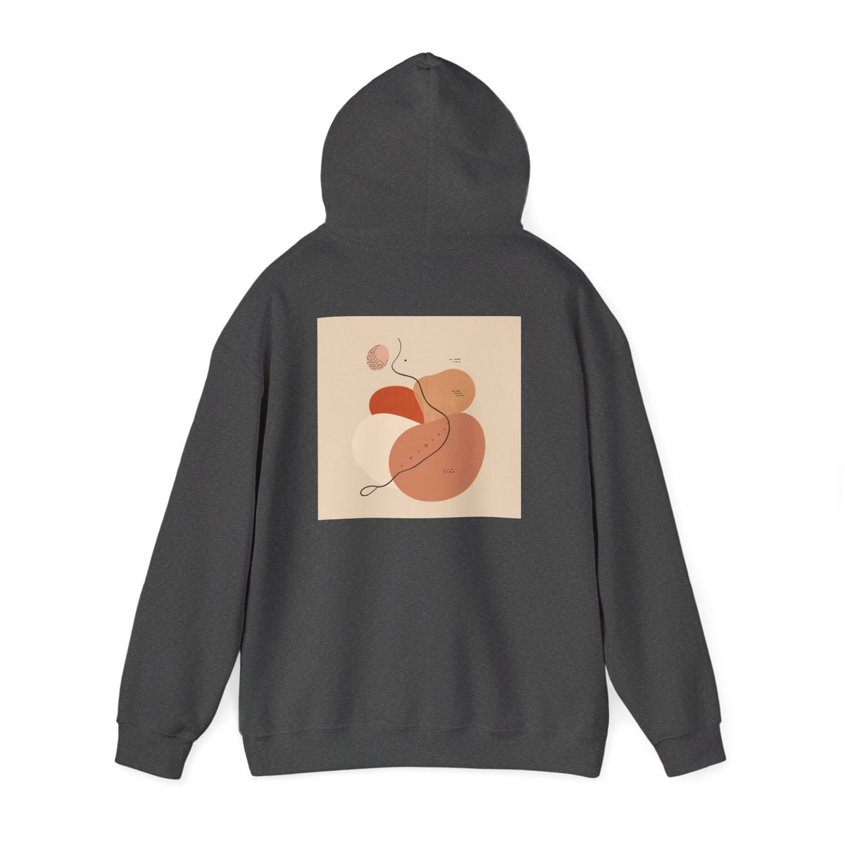 Mindful Flow Hoodie — "Where Stillness Meets Flow" Abstract Zen Art Sweatshirt