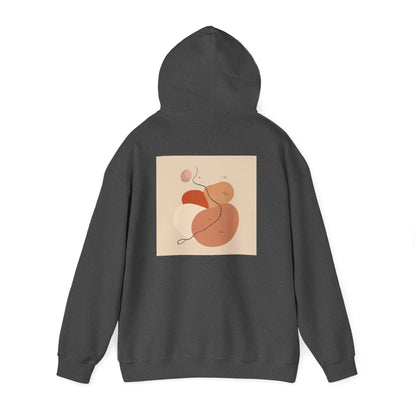 Mindful Flow Hoodie — "Where Stillness Meets Flow" Abstract Zen Art Sweatshirt