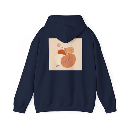 Mindful Flow Hoodie — "Where Stillness Meets Flow" Abstract Zen Art Sweatshirt
