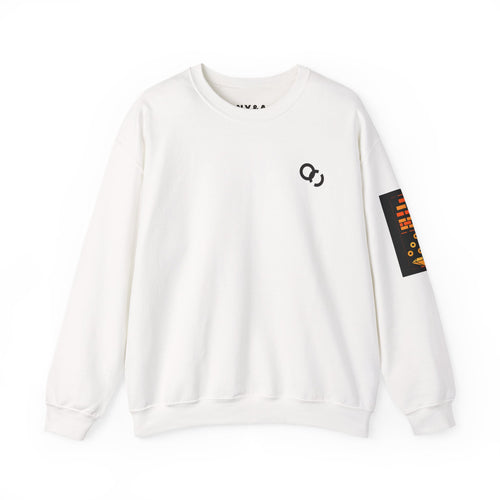 Crewneck Sweatshirt — Bold Vertical Typography Back Print