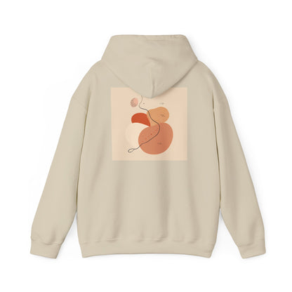 Mindful Flow Hoodie — "Where Stillness Meets Flow" Abstract Zen Art Sweatshirt