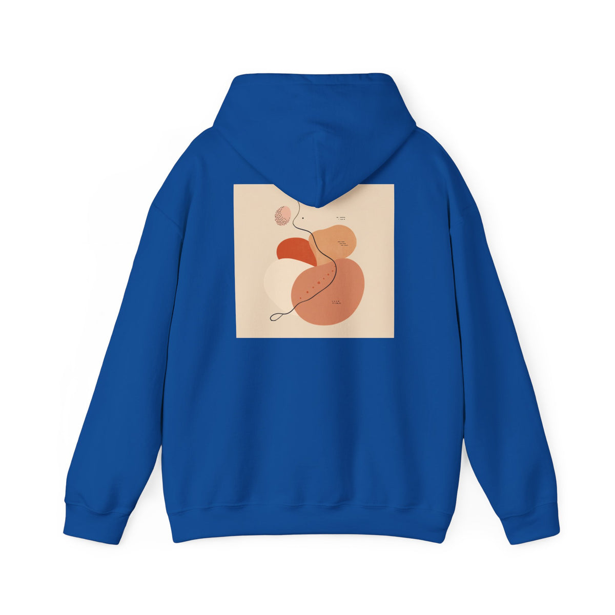 Mindful Flow Hoodie — "Where Stillness Meets Flow" Abstract Zen Art Sweatshirt