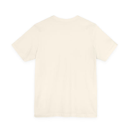 Minimal Infinity Loop Tee — Small Black Chest Logo T‑Shirt
