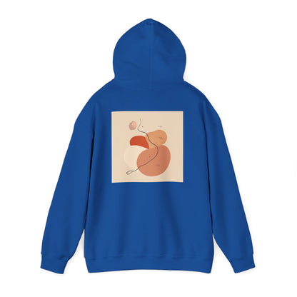Mindful Flow Hoodie — "Where Stillness Meets Flow" Abstract Zen Art Sweatshirt