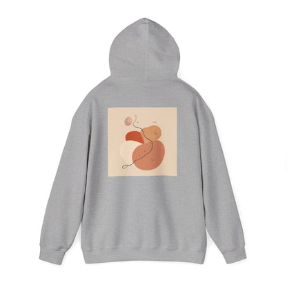 Mindful Flow Hoodie — "Where Stillness Meets Flow" Abstract Zen Art Sweatshirt